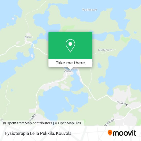 Fysioterapia Leila Pukkila map