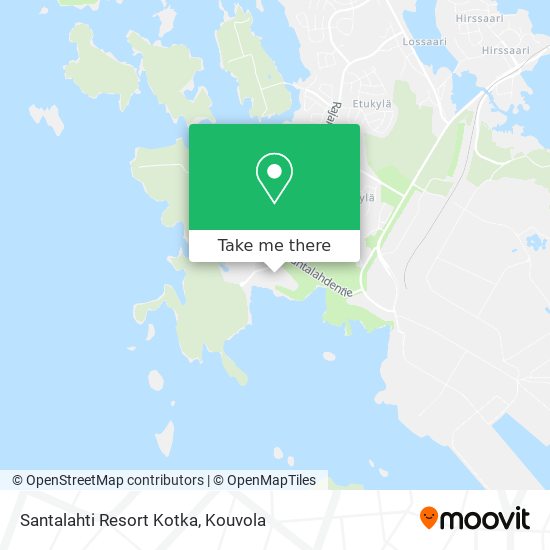 Santalahti Resort Kotka map