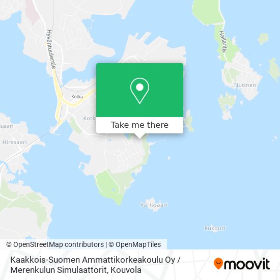 Kaakkois-Suomen Ammattikorkeakoulu Oy / Merenkulun Simulaattorit map