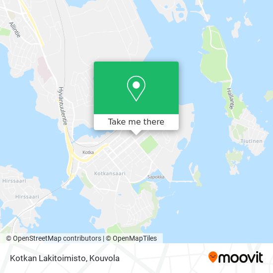 Kotkan Lakitoimisto map