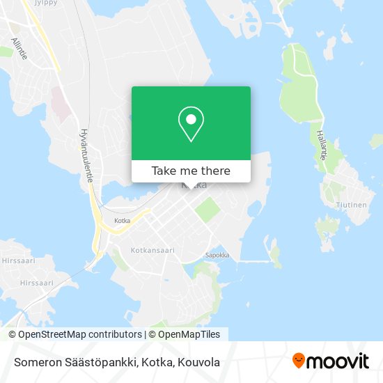 Someron Säästöpankki, Kotka map