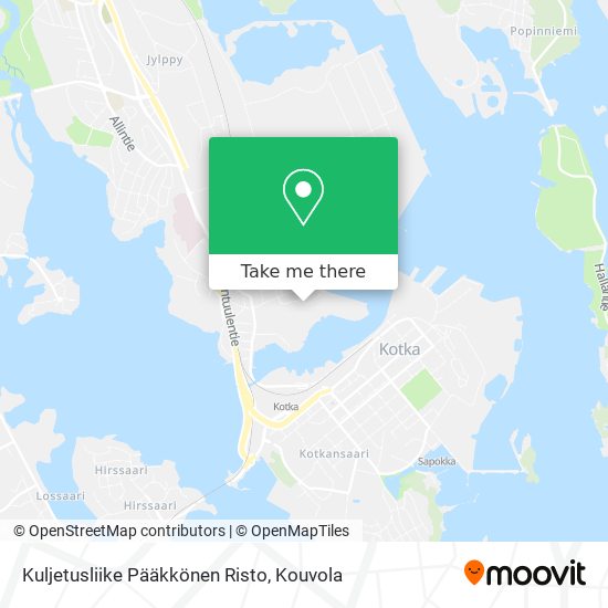 Kuljetusliike Pääkkönen Risto map