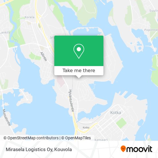 Mirasela Logistics Oy map