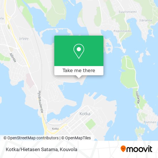 Kotka/Hietasen Satama map