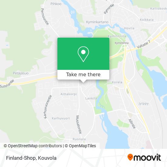 Finland-Shop map