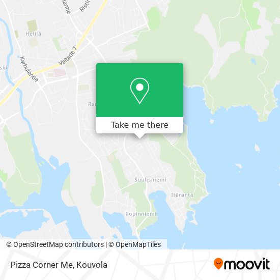 Pizza Corner Me map