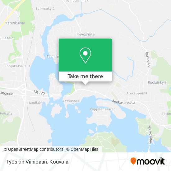 Työskin Viinibaari map