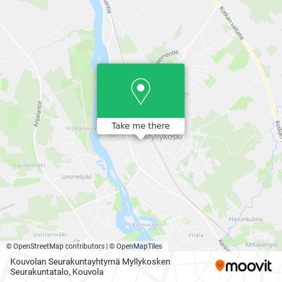 Kouvolan Seurakuntayhtymä Myllykosken Seurakuntatalo map