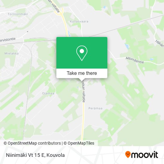 Niinimäki Vt 15 E map