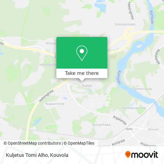 Kuljetus Tomi Alho map