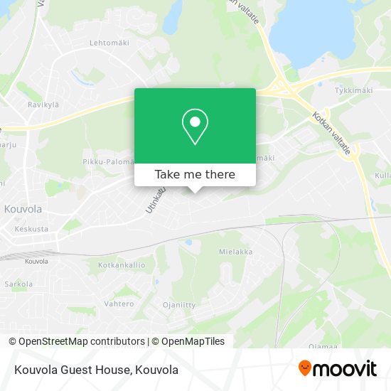 Kouvola Guest House map