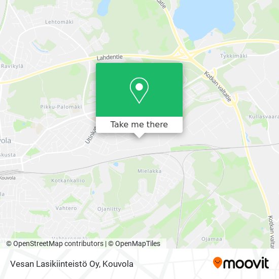 Vesan Lasikiinteistö Oy map