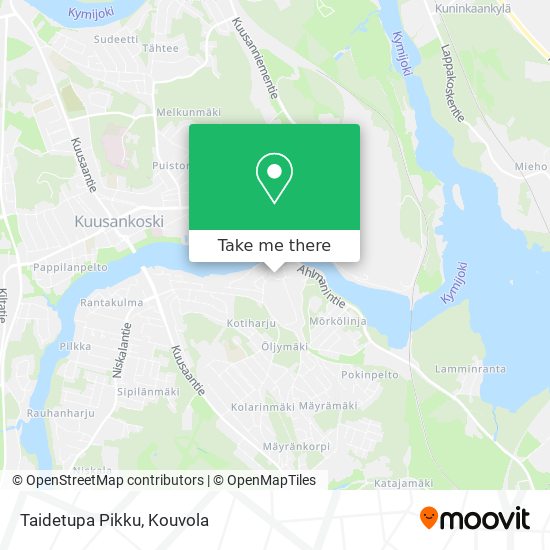 Taidetupa Pikku map