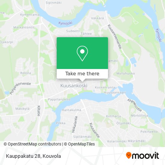 Kauppakatu 28 map