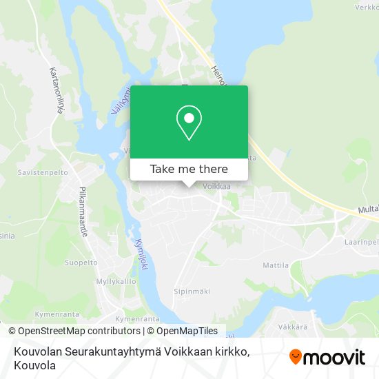 Kouvolan Seurakuntayhtymä Voikkaan kirkko map