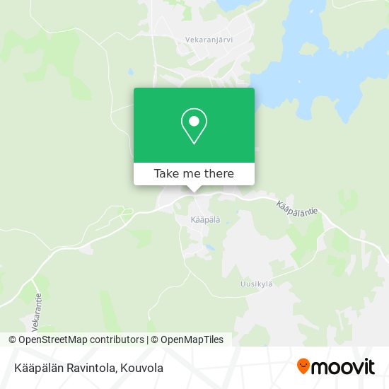 Kääpälän Ravintola map