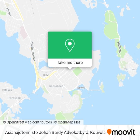 Asianajotoimisto Johan Bardy Advokatbyrå map