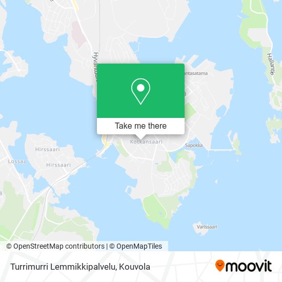 Turrimurri Lemmikkipalvelu map