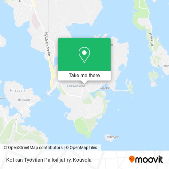 Kotkan Työväen Palloilijat ry map