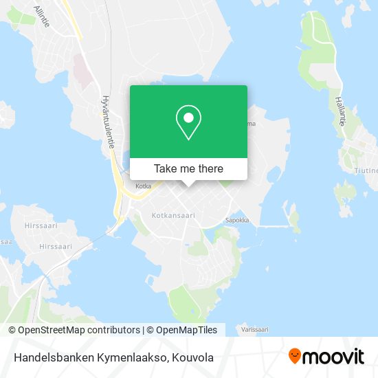 Handelsbanken Kymenlaakso map