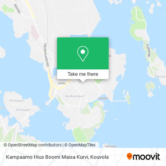 Kampaamo Hius Boomi Maisa Kurvi map