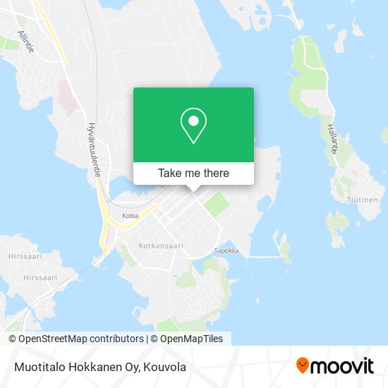 Muotitalo Hokkanen Oy map