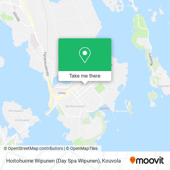 Hoitohuone Wipunen (Day Spa Wipunen) map