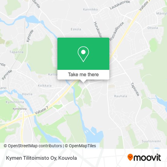 Kymen Tilitoimisto Oy map