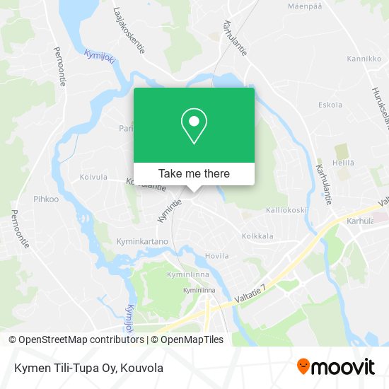 Kymen Tili-Tupa Oy map