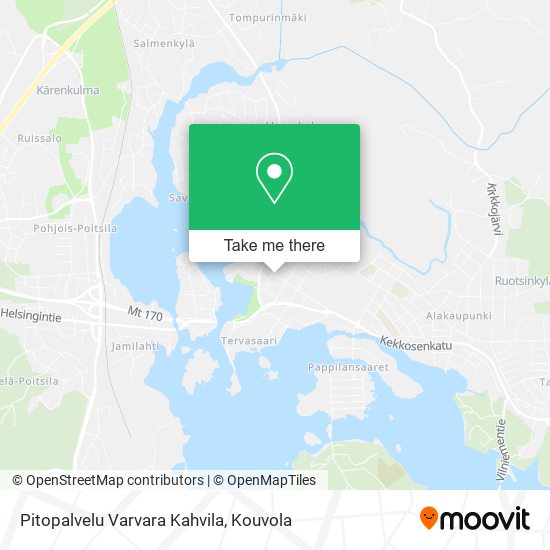 Pitopalvelu Varvara Kahvila map