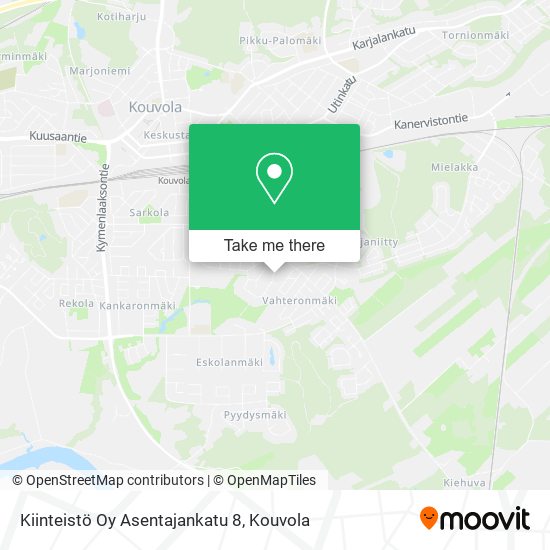 Kiinteistö Oy Asentajankatu 8 map