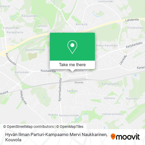 Hyvän Ilman Parturi-Kampaamo Mervi Naukkarinen map