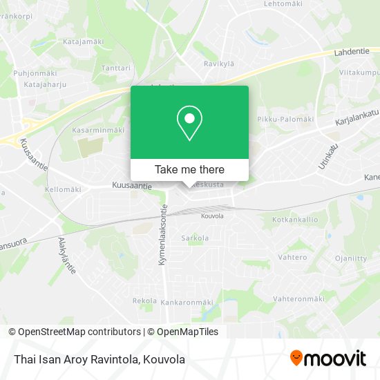 Thai Isan Aroy Ravintola map