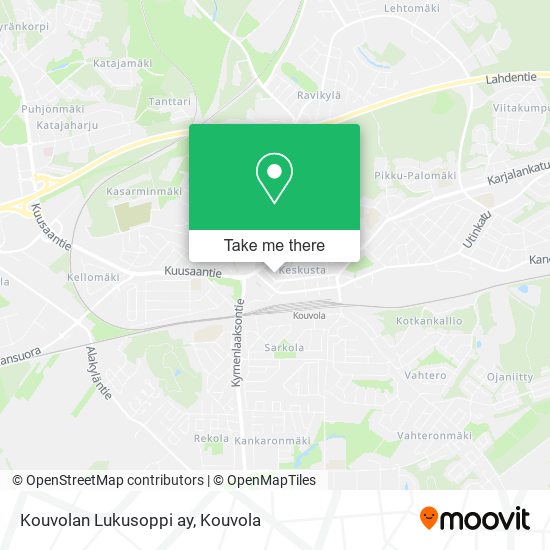 Kouvolan Lukusoppi ay map