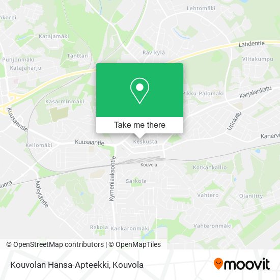 Kouvolan Hansa-Apteekki map