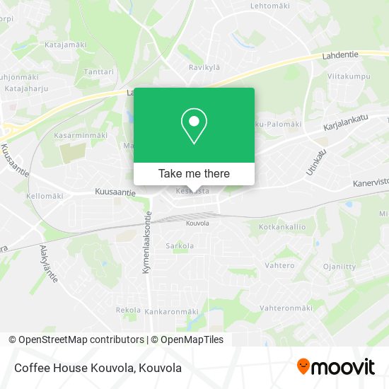 Coffee House Kouvola map