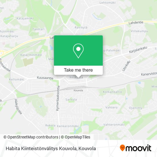 Habita Kiinteistönvälitys Kouvola map