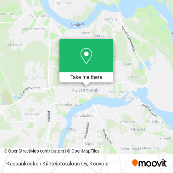 Kuusankosken Kiinteistötalous Oy map