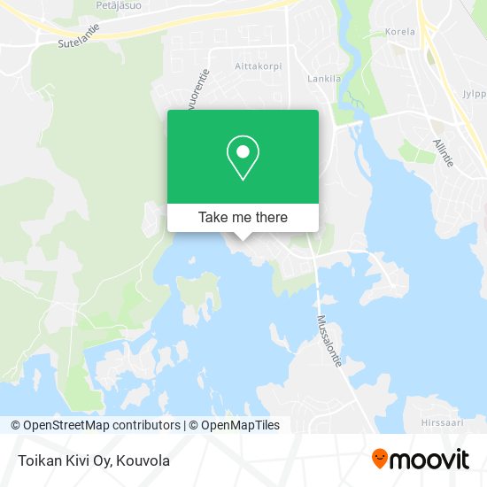 Toikan Kivi Oy map