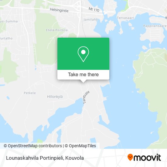 Lounaskahvila Portinpieli map