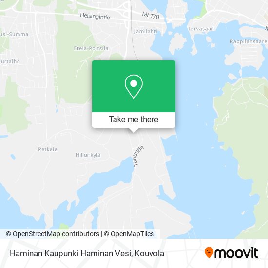 Haminan Kaupunki Haminan Vesi map