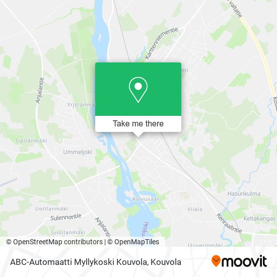 ABC-Automaatti Myllykoski Kouvola map