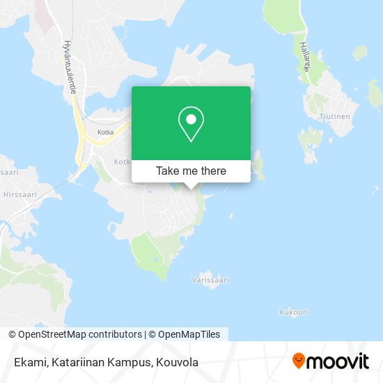 Ekami, Katariinan Kampus map