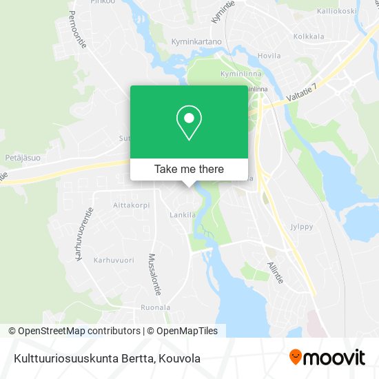 Kulttuuriosuuskunta Bertta map