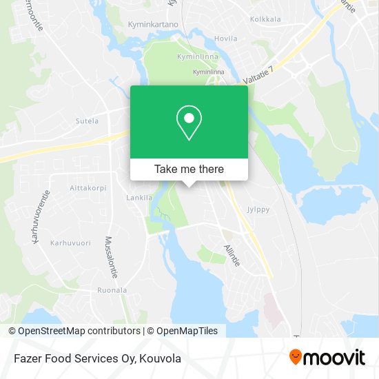 Fazer Food Services Oy map
