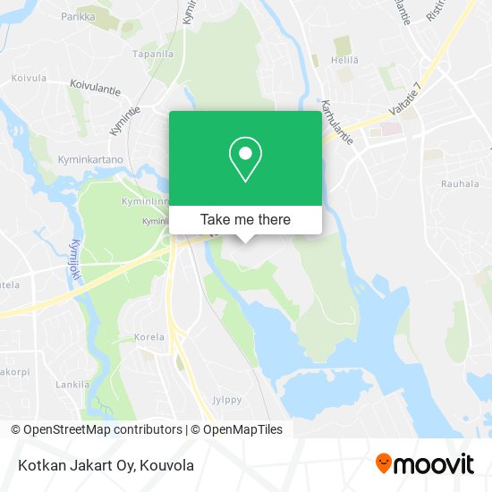 Kotkan Jakart Oy map