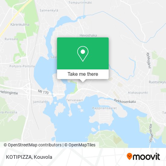 KOTIPIZZA map