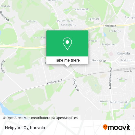 Nelipyörä Oy map