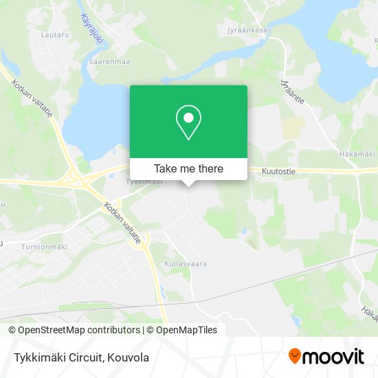 Tykkimäki Circuit map
