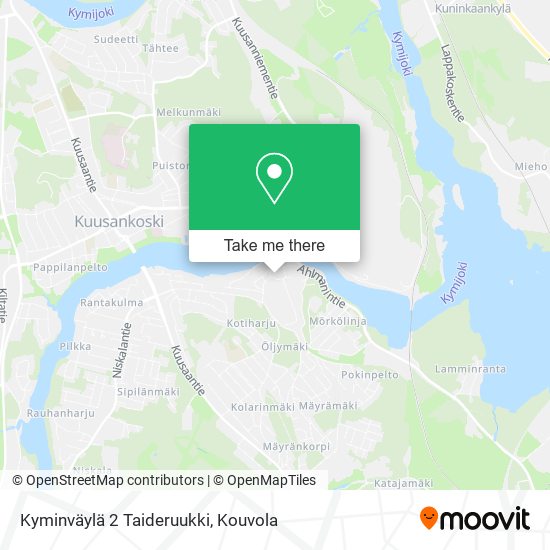 Kyminväylä 2 Taideruukki map